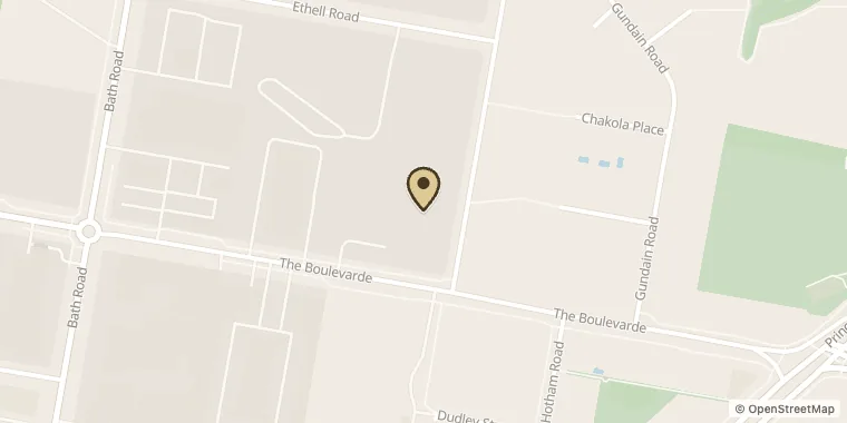 Street map showing Botanica Lane at 29B Marshall Rd, Kirrawee