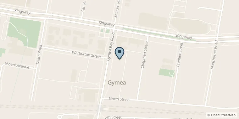 Street map showing De Frenza at 10 Gymea Bay Rd, Gymea
