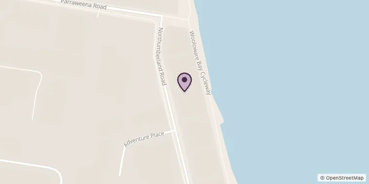 Street map showing House of Print Sydney at 1/10 Northumberland Rd, Caringbah