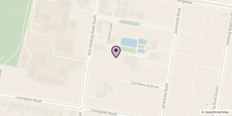 Street map showing Jake Pascoe Media at 390 Port Hacking Rd, Caringbah