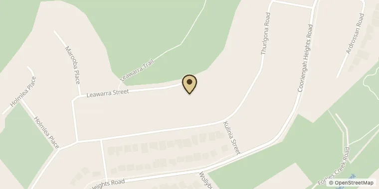 Street map showing Lazy Lab at Leawarra St, Engadine