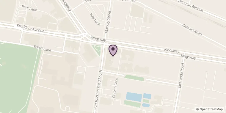 Street map showing Learn2Play Music at 348 Port Hacking Rd, Caringbah