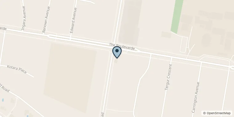 Street map showing One Mama Midwife at 3/156 The Boulevarde, Caringbah