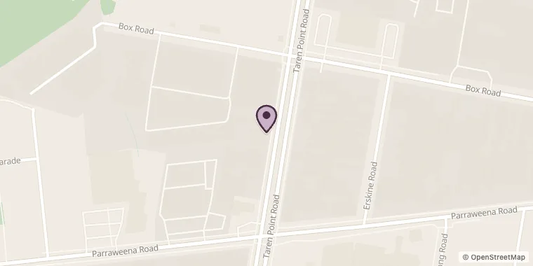 Street map showing Part Time Ceramics - Taren Point at 2/155 Taren Point Rd, Caringbah