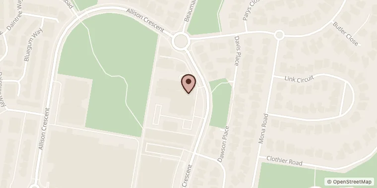Street map showing RockSalt at Unit 1/72-80 Allison Cres, Menai
