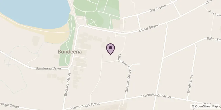 Street map showing Something at Mary's at 8 Mary St, Bundeena