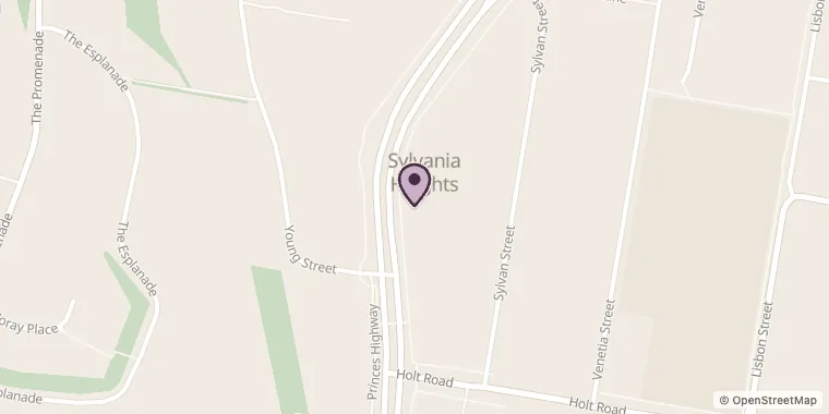 Street map showing Southern Framing at Shop 4, Rear/234 Princes Hwy, Sylvania