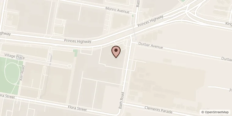 Street map showing Sunday Road Brewing at 147 Bath Rd, Kirrawee