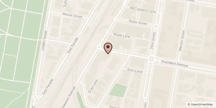 Street map showing Sweettisserie Cake House at 1-2/838-842 Old Princes Hwy, Sutherland