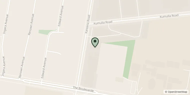 Street map showing TG Automotive at 30 Kareena Rd, Miranda