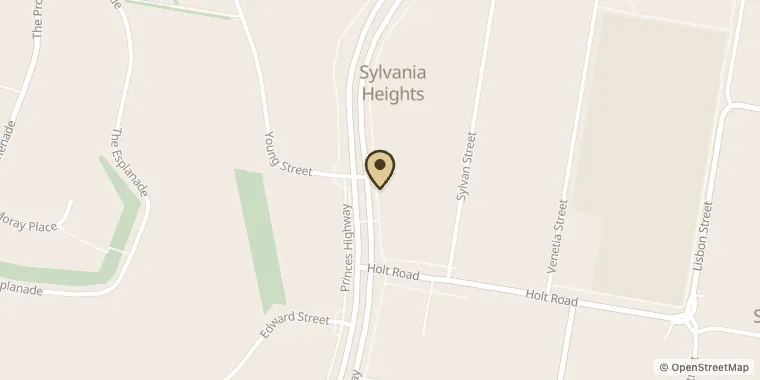 Street map showing Tile Bazaar at 246 Princes Hwy, Sylvania