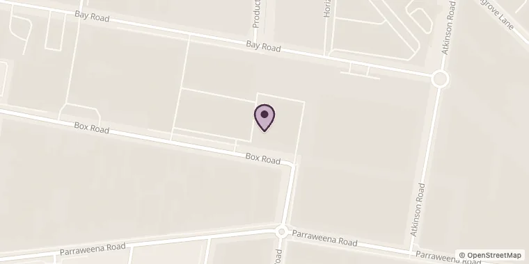 Street map showing Urban Precision Pty Ltd at Factory 12/1 Box Rd, Caringbah