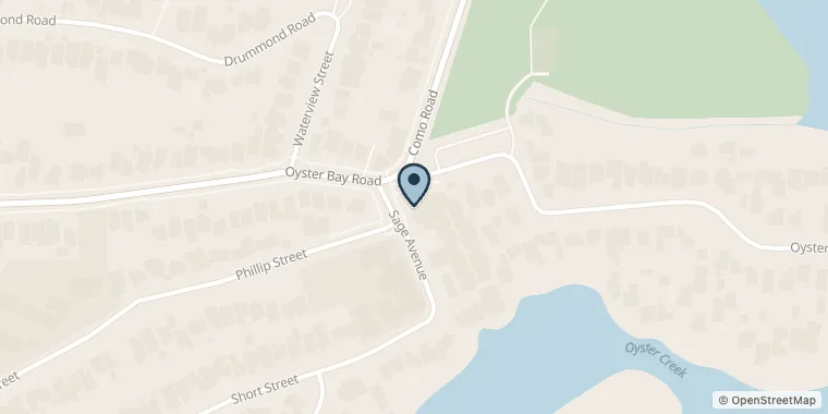 Street map showing Waterlily Massage and Beauty at Shop 2/130 Oyster Bay Rd, Oyster Bay
